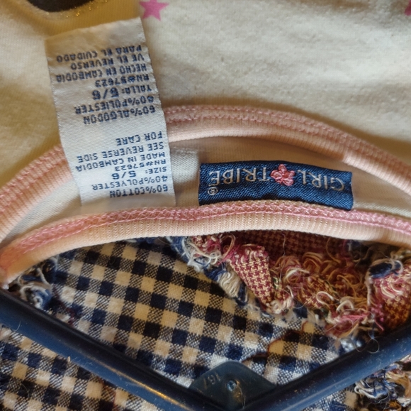 Vintage baby girl girl summer shirt size 5-6 - Picture 8 of 9